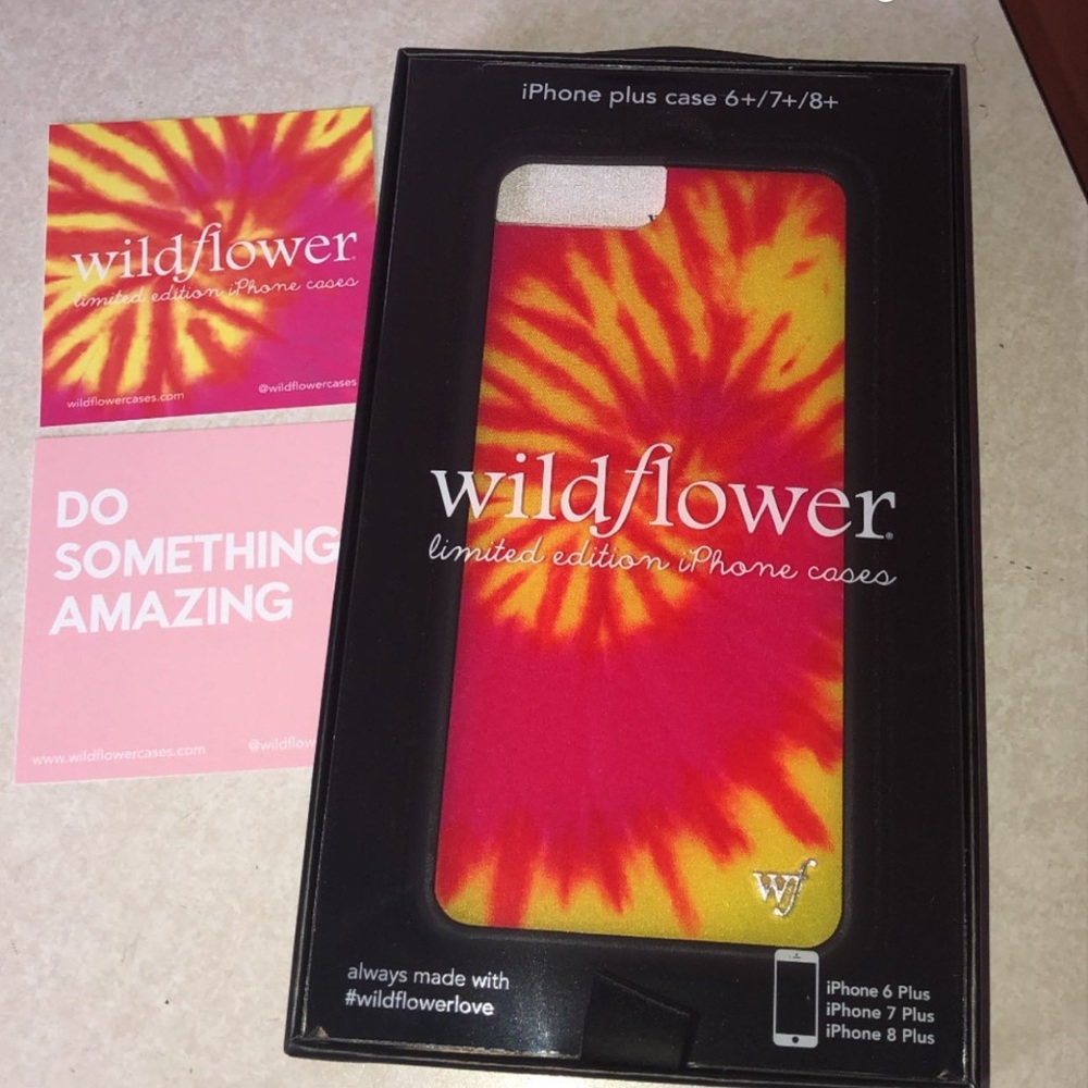 Wildflower Cases Pink and Yellow Tie Dye 6+/7+/8+
